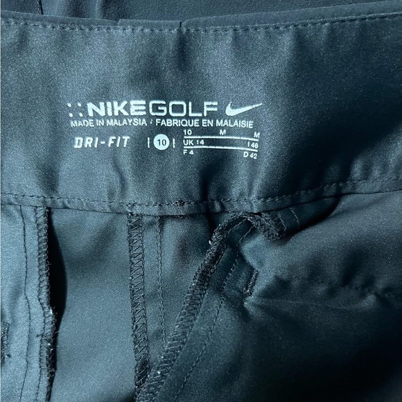 Nike Golf T Dri-Fit Straight Leg Pants Size 10 / M Black - Picture 8 of 9